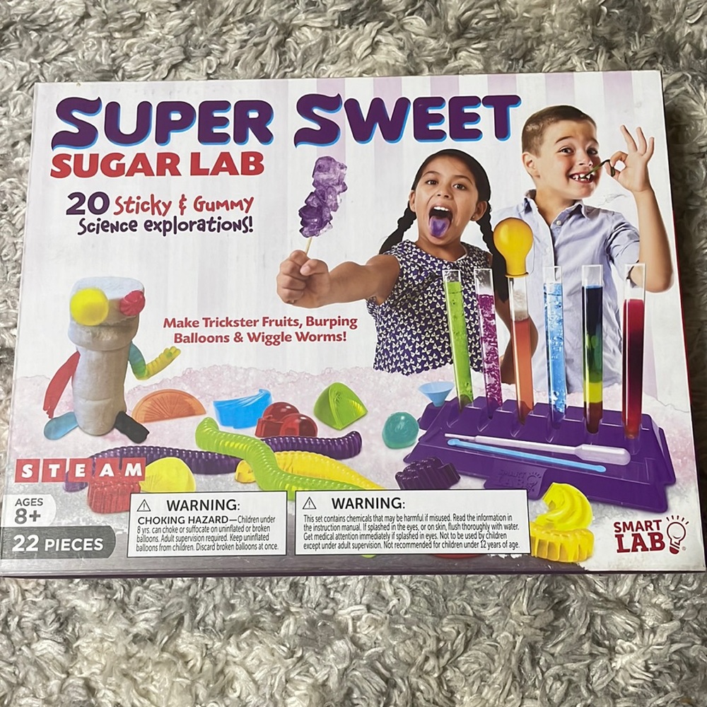 STEAM learning kit for kids- science experiments you can eat while learning!